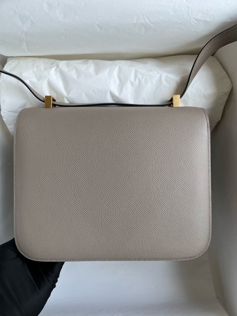 Hermès(爱马仕)Constance 康斯坦斯 Epsom 掌纹皮 M8 沥青灰 gris ashpite 金扣 24cm 顶级手缝-拉尔森鳄鱼皮具定制 - 爱马仕包包官网 Hermès(爱马仕)Constance 康斯坦斯 Epsom 掌纹皮 M8 沥青灰 gris ashpite 金扣 24cm 顶级手缝