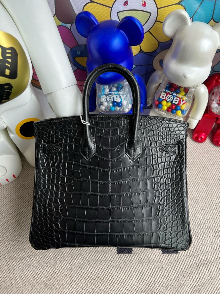 Hermès(爱马仕)Birkin 铂金包 Crocodile matt 雾面鳄鱼 ck89 黑色 noir 金扣 25cm 顶级手缝-拉尔森鳄鱼皮具定制 - 爱马仕包包官网 Hermès(爱马仕)Birkin 铂金包 Crocodile matt 雾面鳄鱼 ck89 黑色 noir 金扣 25cm 顶级手缝
