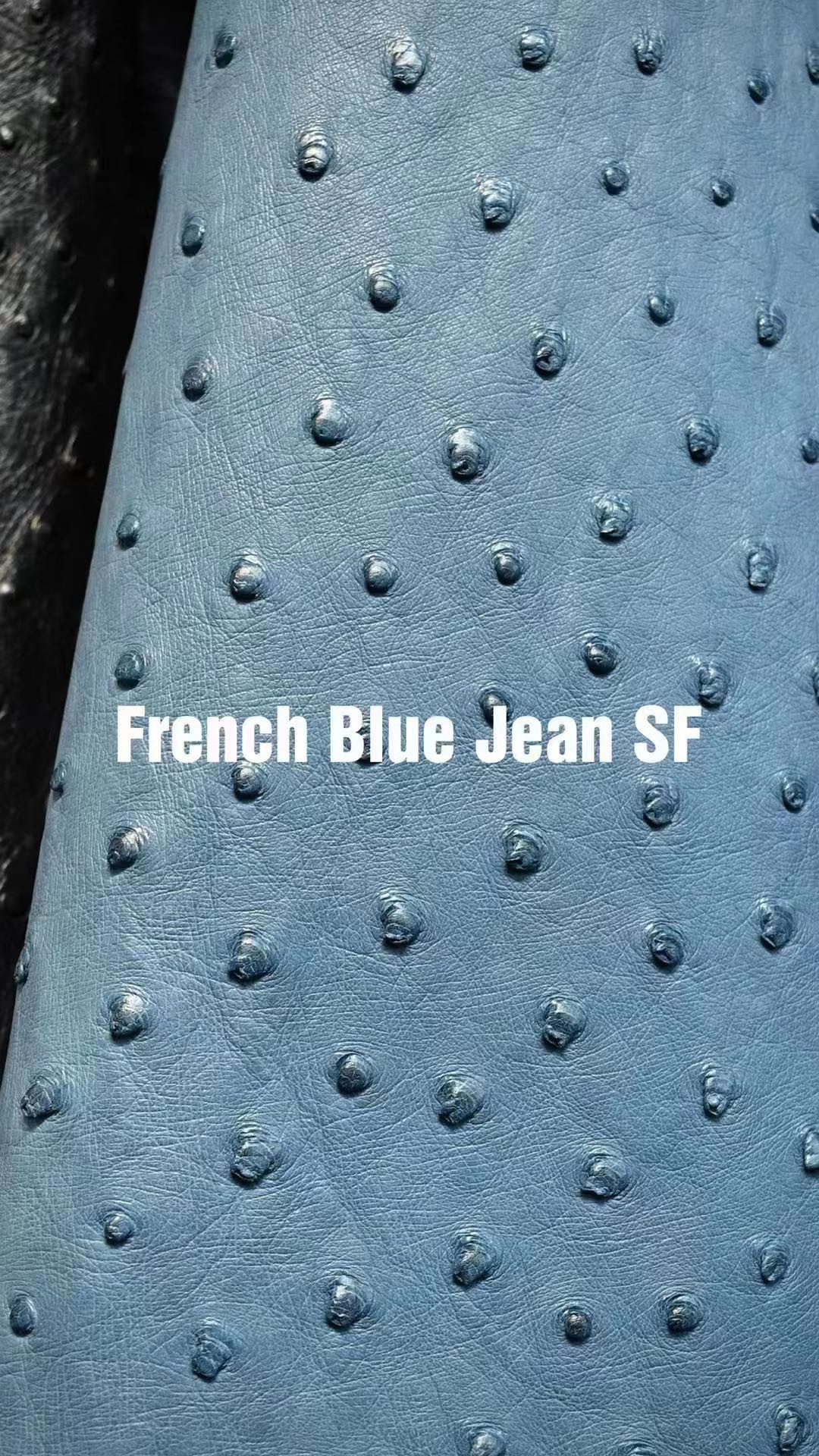 Hermès(爱马仕)新皮到货 进口kk鸵鸟皮 Ostrich French Blue Jean 可定制-拉尔森鳄鱼皮具定制 - 爱马仕包包官网 Hermès(爱马仕)新皮到货 进口kk鸵鸟皮 Ostrich French Blue Jean 可定制