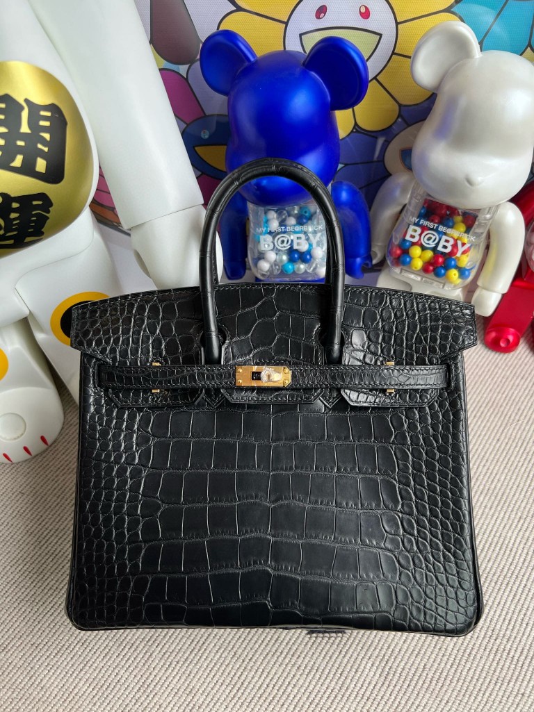 Hermès(爱马仕)Birkin 铂金包 Crocodile matt 雾面鳄鱼 ck89 黑色 noir 金扣 25cm 顶级手缝-拉尔森鳄鱼皮具定制 - 爱马仕包包官网 Hermès(爱马仕)Birkin 铂金包 Crocodile matt 雾面鳄鱼 ck89 黑色 noir 金扣 25cm 顶级手缝
